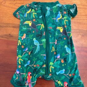 Little Sleepies Jungle Green Kids Bodysuit
